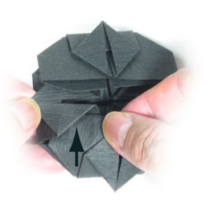 20th picture of origami cauldron for Halloween