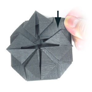 26th picture of origami cauldron for Halloween