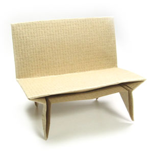 39th picture of origami bench