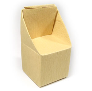 35th picture of trapezoid origami chair