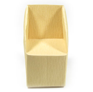 42th picture of trapezoid origami chair