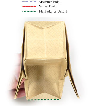 29th picture of origami chair with triangular legs