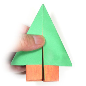 15th picture of 3D origami christmas tree