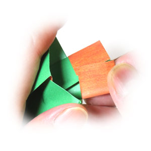 21th picture of 3D origami christmas tree