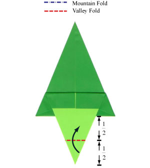 6th picture of traditional origami christmas tree