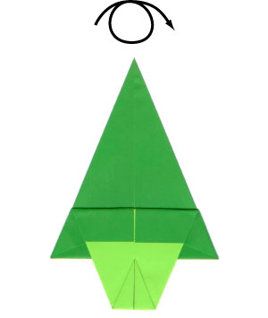 7th picture of traditional origami christmas tree