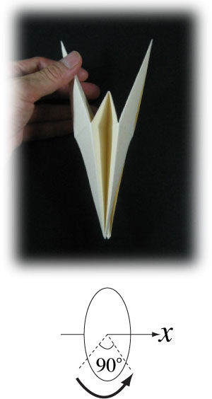 2nd picture of flying origami crane II
