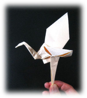 21th picture of flying origami crane II
