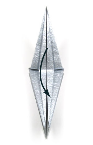 3rd picture of origami crane