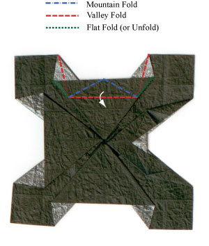 7th picture of Nestorian origami cross