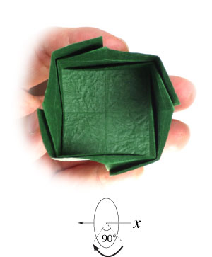 14th picture of closed origami cube III