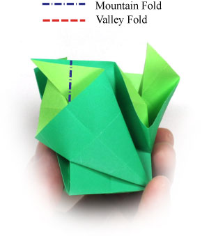28th picture of origami cube with four kites