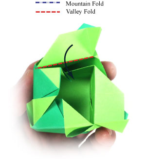 35th picture of origami cube with four kites