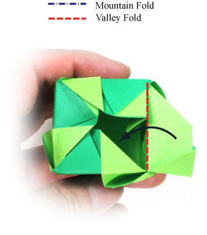 36th picture of origami cube with four kites