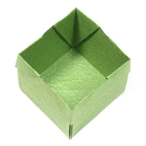 22th picture of lid for an origami open cube