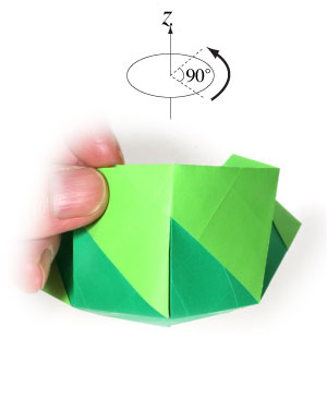 21th picture of origami open cube III