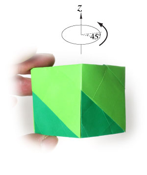 23th picture of origami open cube III