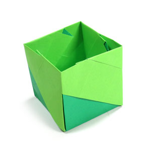 26th picture of origami open cube III