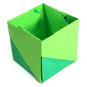 27th picture of origami open cube III