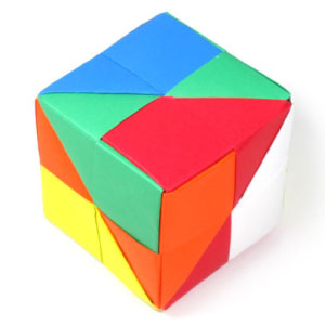 52th picture of traditional origami cube