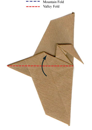 22th picture of simple origami pterosaur