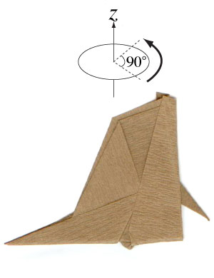 23th picture of simple origami pterosaur