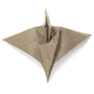 43th picture of simple origami pterosaur