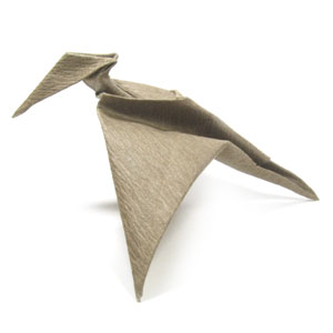 44th picture of simple origami pterosaur