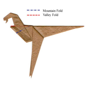 10th picture of simple origami velociraptor
