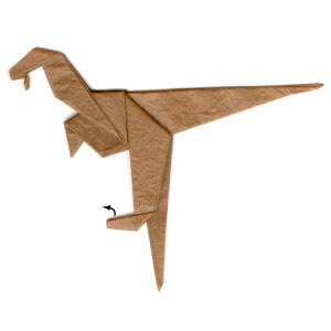 13th picture of simple origami velociraptor