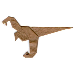 23th picture of simple origami velociraptor