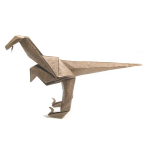 27th picture of simple origami velociraptor