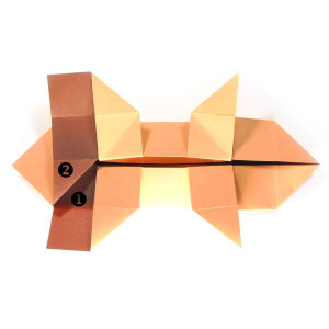 34th picture of standing origami puppy dog