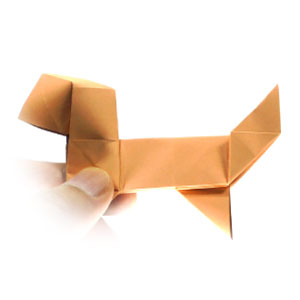 56th picture of standing origami puppy dog