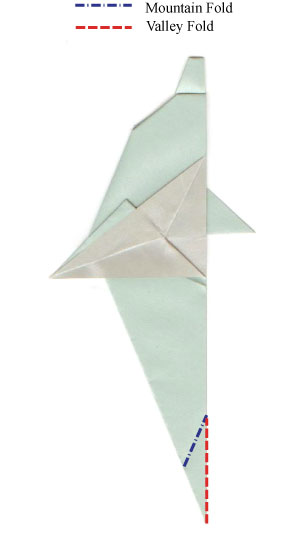 11th picture of traditional origami dolphin