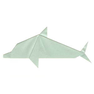 18th picture of traditional origami dolphin