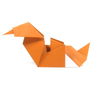 20th picture of traditional origami Mandarin duck