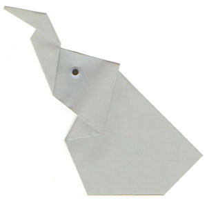 16th picture of shouting origami elephant