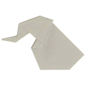 15th picture of sitting origami elephant