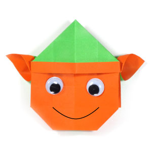 origami elf\'s face