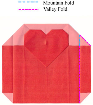 20th picture of large heart origami envelope