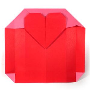 21th picture of large heart origami envelope