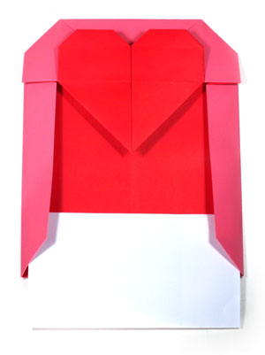 26th picture of large heart origami envelope