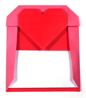 27th picture of large heart origami envelope