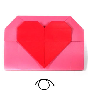 34th picture of large heart origami envelope