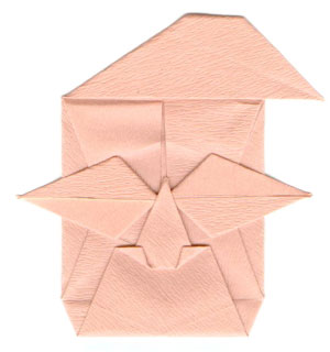33th picture of origami face of man