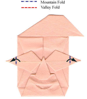 36th picture of origami face of man