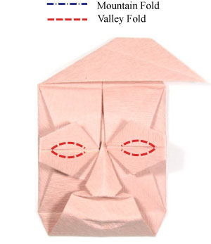 38th picture of origami face of man