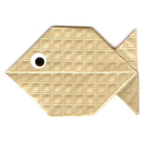 17th picture of simple origami fish