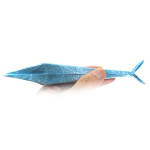 33th picture of origami needlefish